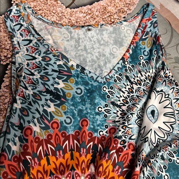 ❣️5|$25❣️Colorful Mandala Print Dress - Picture 2 of 2
